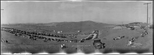 Parked cars, Legion Ascot Speedway, Los Angeles. November 26, 1924