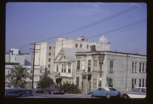 Olive Street between 3rd and 2nd Streets