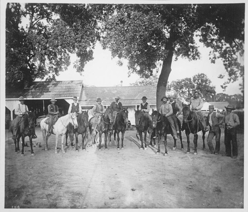 Cowboys on California Cattle Ranch