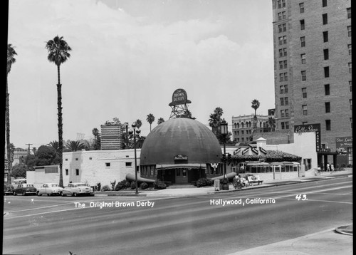 The Original Brown Derby, Hollywood, Cal