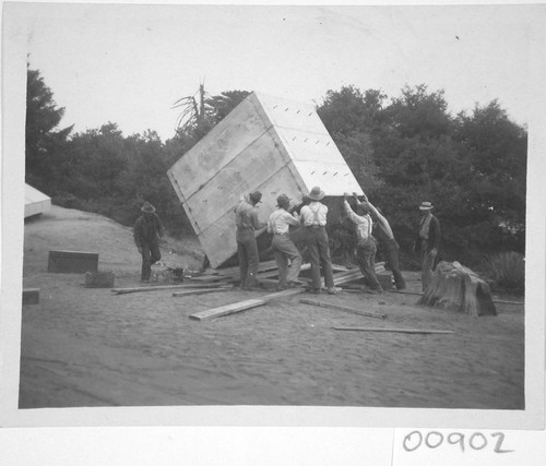 Construction project, Mount Wilson