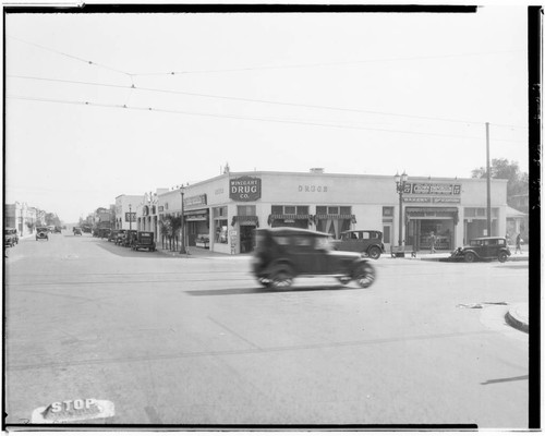 Winegart Drug Co., East Green, Pasadena. 1929