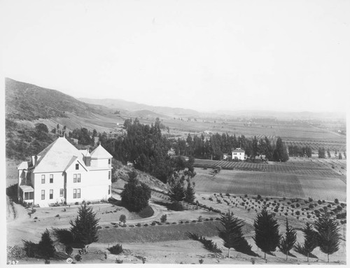 From Laurel Canyon, Harpers residence looking towards Hollywood