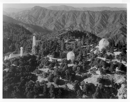 Aerial view of Mount Wilson Observatory