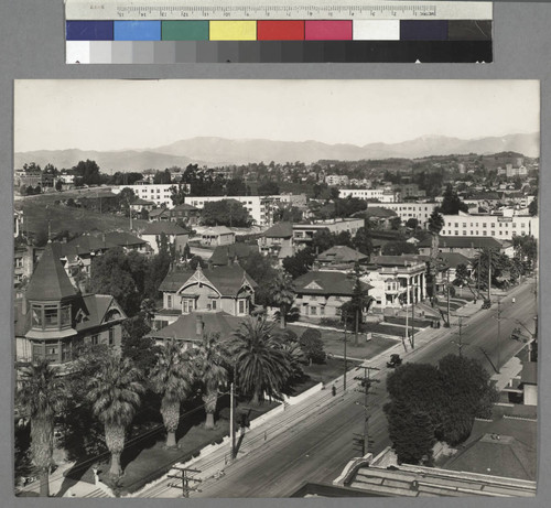 Sixth and Figueroa streets looking North, Los Angeles