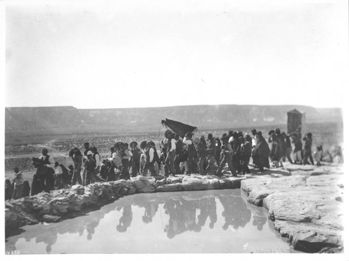 Procession of men, Feast of St. Stephen