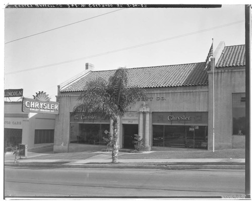 Earley-Bassett Company, 362 West Colorado, Pasadena. 1927