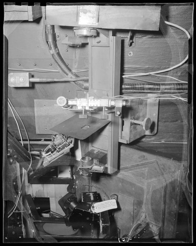 The 100-inch telescope coude spectrograph, comarison arc assembly, Mount Wilson Observatory