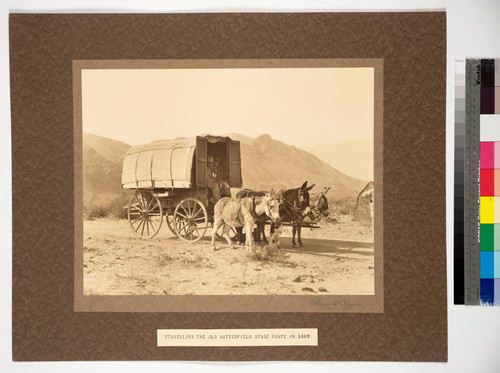 Butterfield Stage Route, Colorado Desert, California, 1889