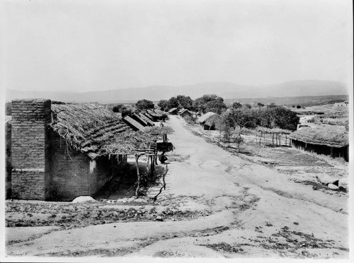 Warner Hot Springs. Mission Indian Village 1900