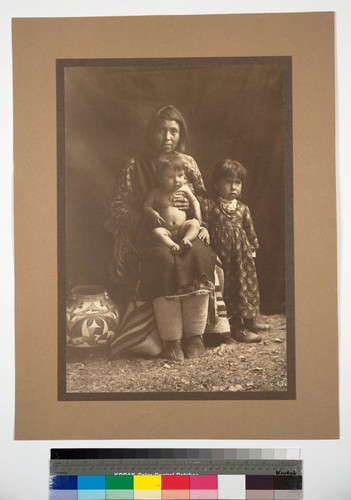 Marie Paisano and her family, Laguna, New Mexico