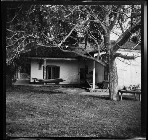 Unidentified house with hammock