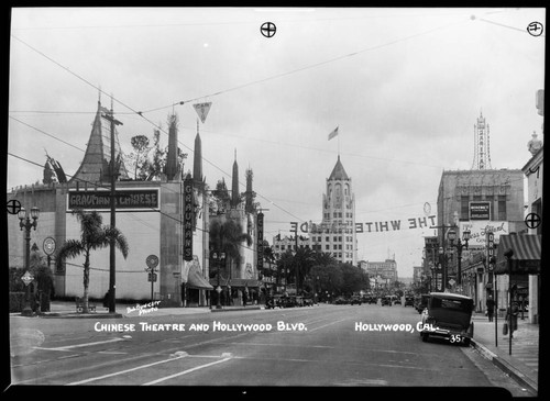 Chinese Theatre and Hollywood Blvd., Hollywood, Cal