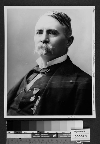 Portrait of Harrison Gray Otis with service medals