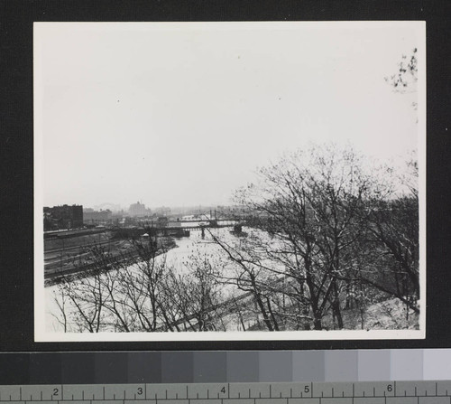 Unidentified river and various bridges