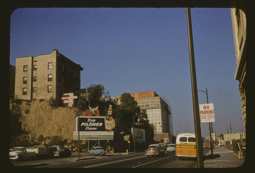 Hill Street block from 2nd to 1st Streets, just bought by County