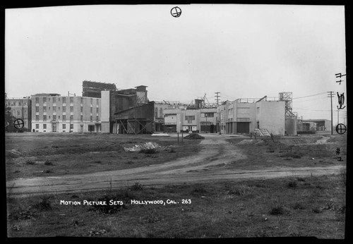 Motion picture sets, Hollywood, Cal