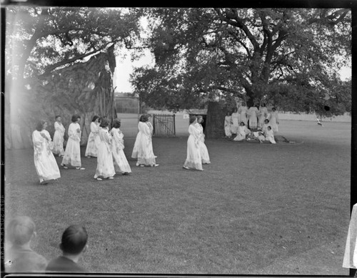 Festival rehearsal, Polytechnic Elementary School, 1030 East California, Pasadena. April 27, 1940