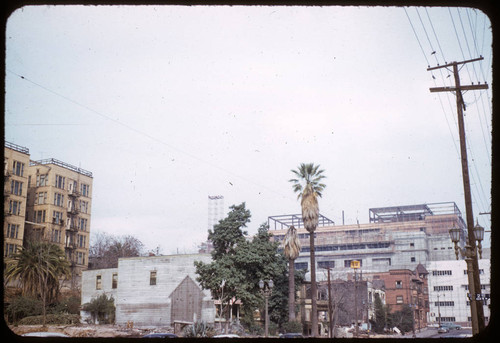 Olive Street from 2nd Street to 1st Street, just bought by the County