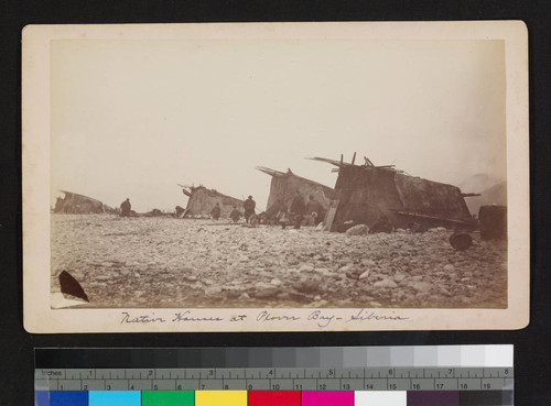 Native houses at Plover Bay-Siberia