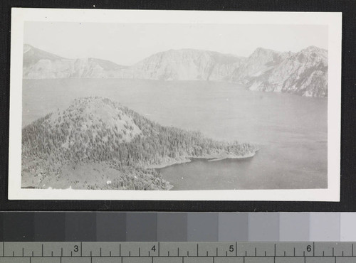 Crater Lake and Wizard Island, alternate view