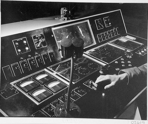 Control desk for the 200-inch telescope, Palomar Observatory