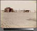 Surveyors at dam site, California