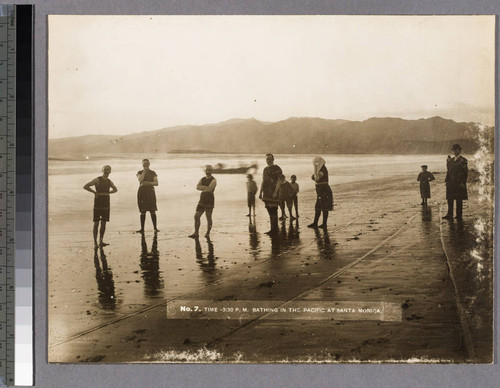 Time - 3:30 P.M. Bathing in the Pacific at Santa Monica