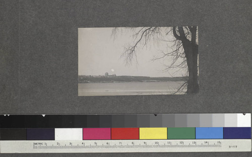 Yerkes Observatory viewed from the southern shore of Lake Geneva