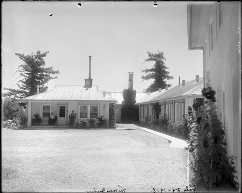 Mount Wilson Observatory Monastery and courtyard