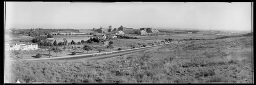 University of California, Los Angeles, from Beverly Boulevard, Westwood, Los Angeles. approximately 1932