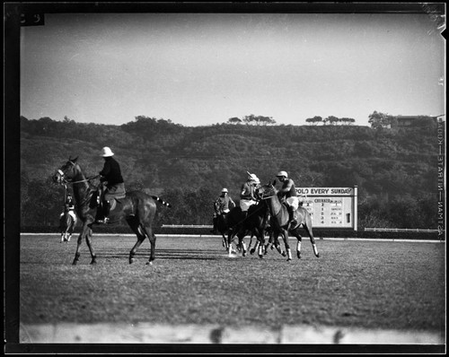 Riviera vs. Midwick polo match at the Riviera Country Club, Santa Monica Canyon