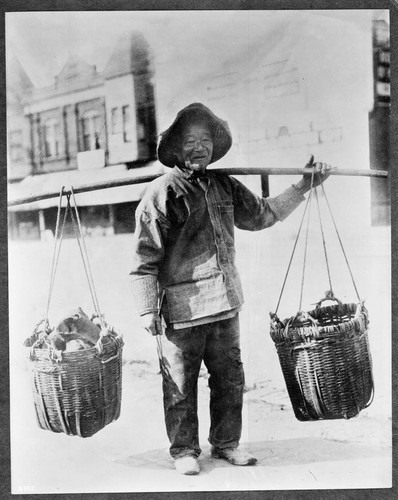 Chinese vegetable peddler