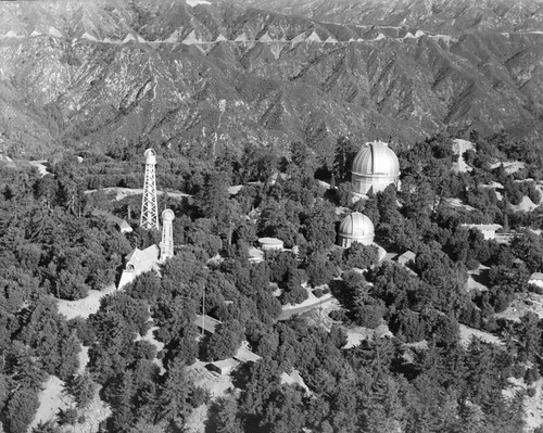 Aerial view of Mount Wilson Observatory