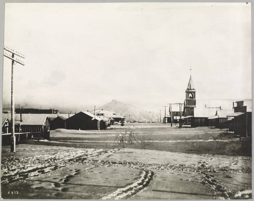 Fifth Street, Goldfield, Nevada in winter 1905