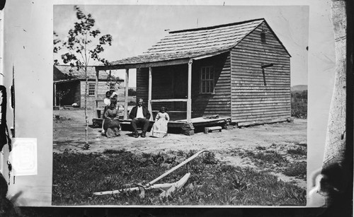 Residence of Samuel Checato (Creek) and family. Chief and Methodist presiding elder