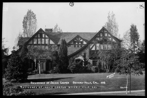 Residence of Jackie Cooper, Beverly Hills, Cal