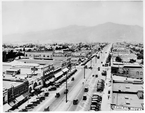 Brand Blvd. Glendale looking north from Security Bank building