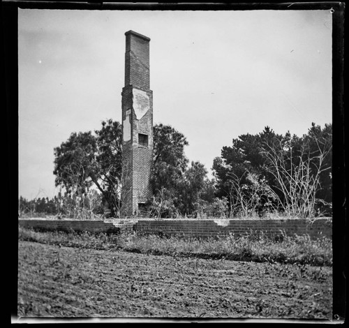 Old Commissary ruins at Drum Barracks