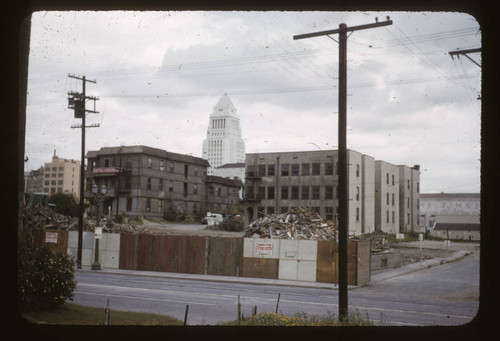 Olive Street between 1st and 2nd Streets