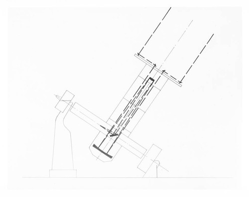 Diagram of a light path when the Michelson interferometer is used on the Hooker telescope