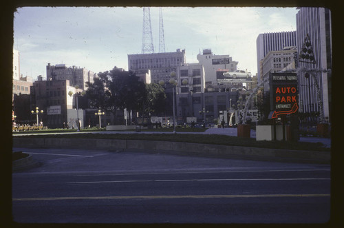 6th and Hill Streets, across the auto park