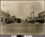 Streetcar on Mission Street, South Pasadena