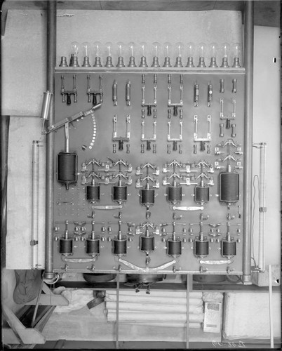 Switchboard for the 60-inch telescope, Mount Wilson Observatory