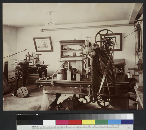 Equipment room interior at Yerkes Observatory