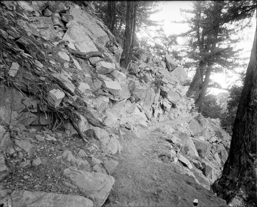 Rocky portion of Mount Wilson toll road