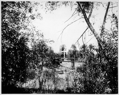 Cross commemorating where Fr. Luis Jaime was killed by the Indians, 1775