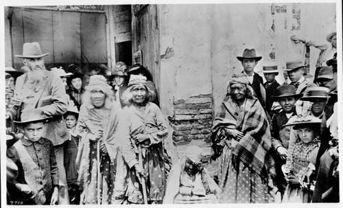 Mission Indians at San Luis Rey rededication, May 12, 1896