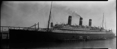 Belgenland Steamship, San Pedro, Los Angeles. 1925