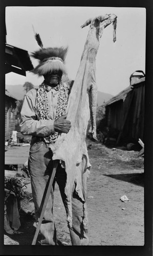 Wacol Harry, Yurok Indian, on Klamath River, California